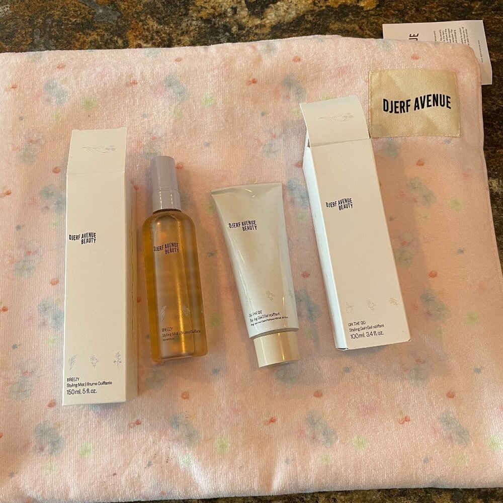 Djerf Avenue Beauty Styling Mist/Styling Gel combo NIB